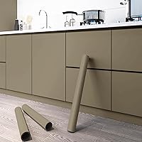 Vista 262 de Dimoon 236''x17.7'' White Thicken Peel and Stick Wallpaper Contact Paper Modern Self Adhesive Wall Paper Removable Renter Friendly Textured Solid