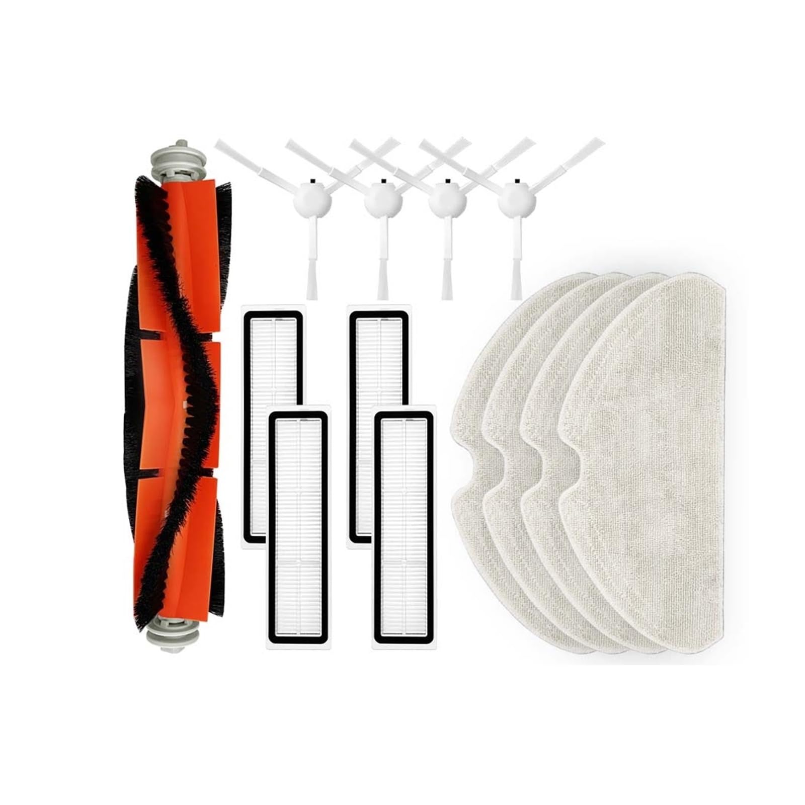 Compatibile con (Dreame Bot D9 Max Gen 2, RLD34GA, D10s / D10s PRO) Spazzola Laterale a Rullo Filtro Mop Robot Aspirapolvere Accessorio(Set P)