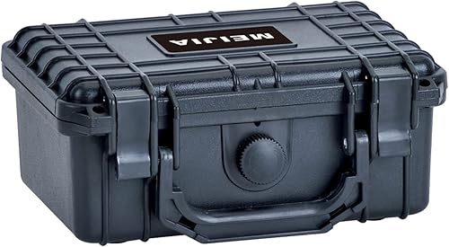 MEIJIA Funda protectora impermeable IP67 portátil para todo tipo de clima, funda rígida, funda para cámara con espuma personalizable, para uso de