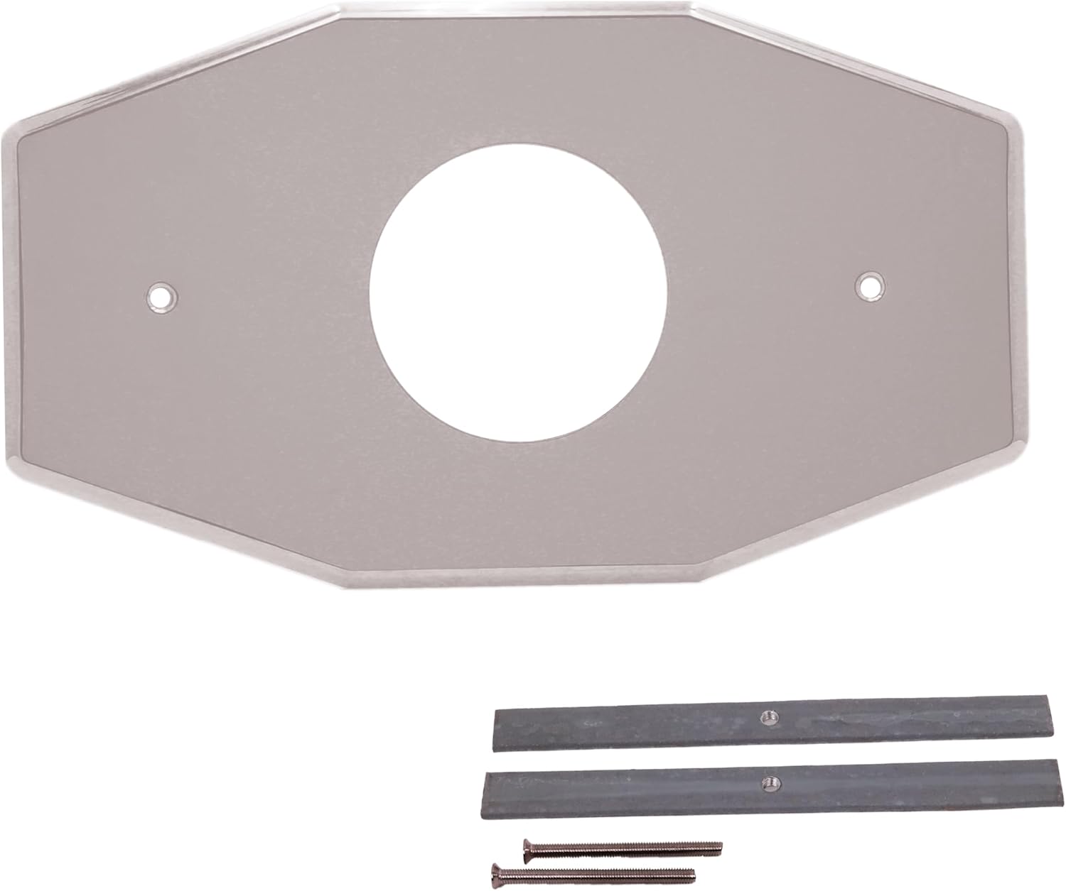 Westbrass A503-05 One-Hole Remodel Cover Plate for Mixet Bathtub and Shower Valves, Polished Nickel