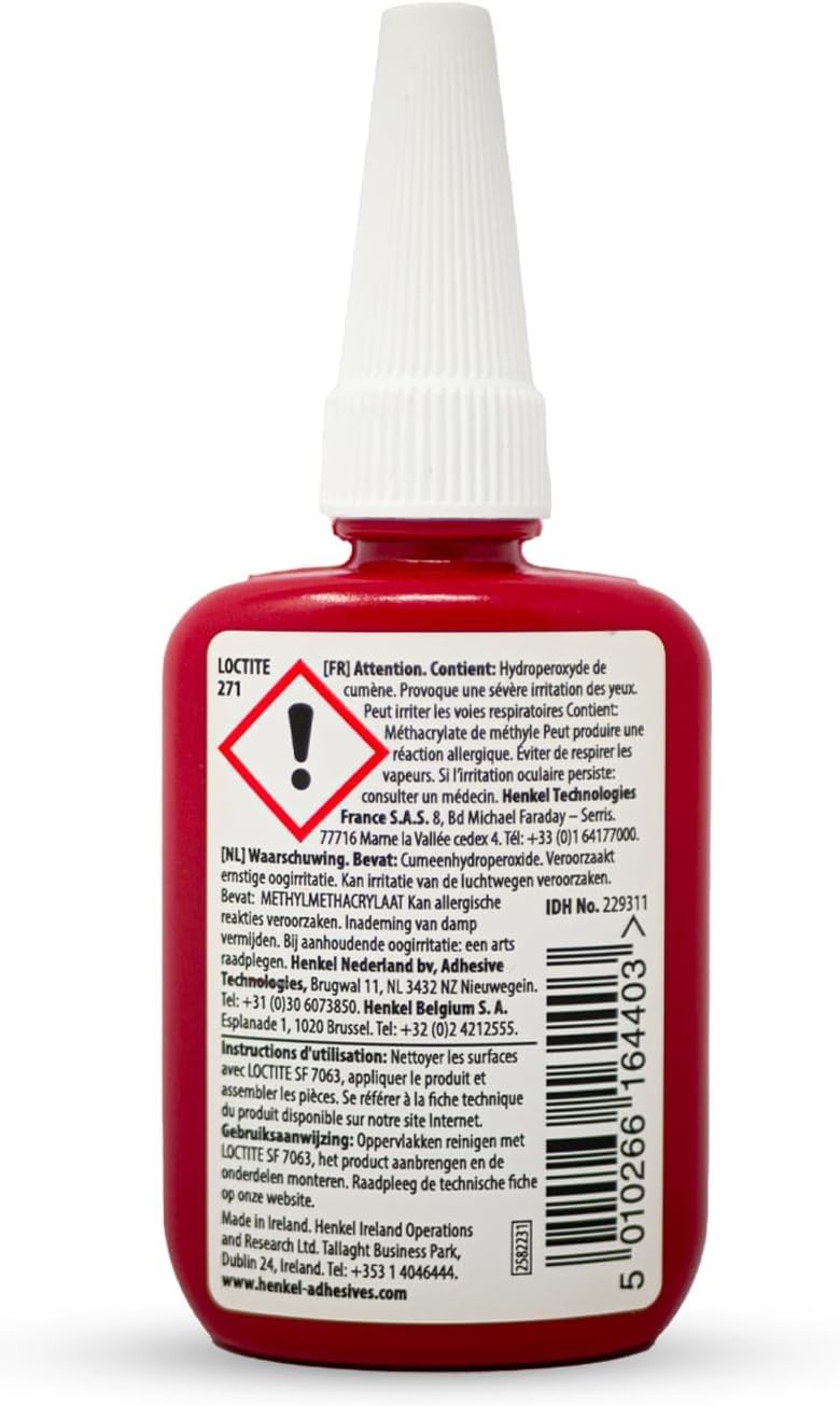Loctite 271 Frein Filet Fort 24ml
