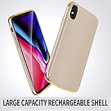 iPhone X iPhone Xs Funda Bater?a, Charging Case 5500mAh Recargable Externo Port?til Cargador de bater?a Power Bank Funda de bater?a Ultra Fina Alta capacidad Extra integrada Backup Estuche Protector C iPhone X iPhone Xs Funda Bater?a, Charging Case 5500mAh Recargable Externo Port?til Cargador de bater?a Power Bank Funda de bater?a Ultra Fina Alta capacidad Extra integrada Backup Estuche Protector C