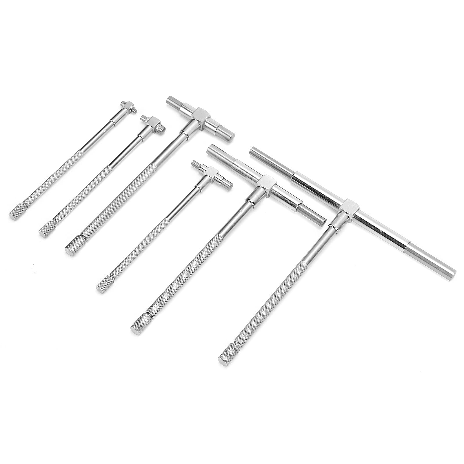 ViaGasaFamido Jauge Télescopique de Précision, Ensemble de 6 Pièces, Diamètre Intérieur Réglable 90-150mm, Type T, Précision 0,01