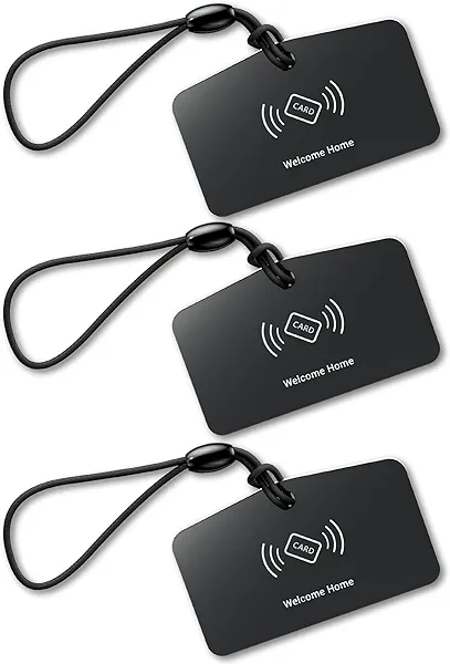 Veise VK01 IC Cards for Smart Lock, 13.56MHz RFID Cards Key Fobs for Keyless Entry Door Lock, Smart Deadbolt Key Compatible to Multiple Apps (3 Pack)