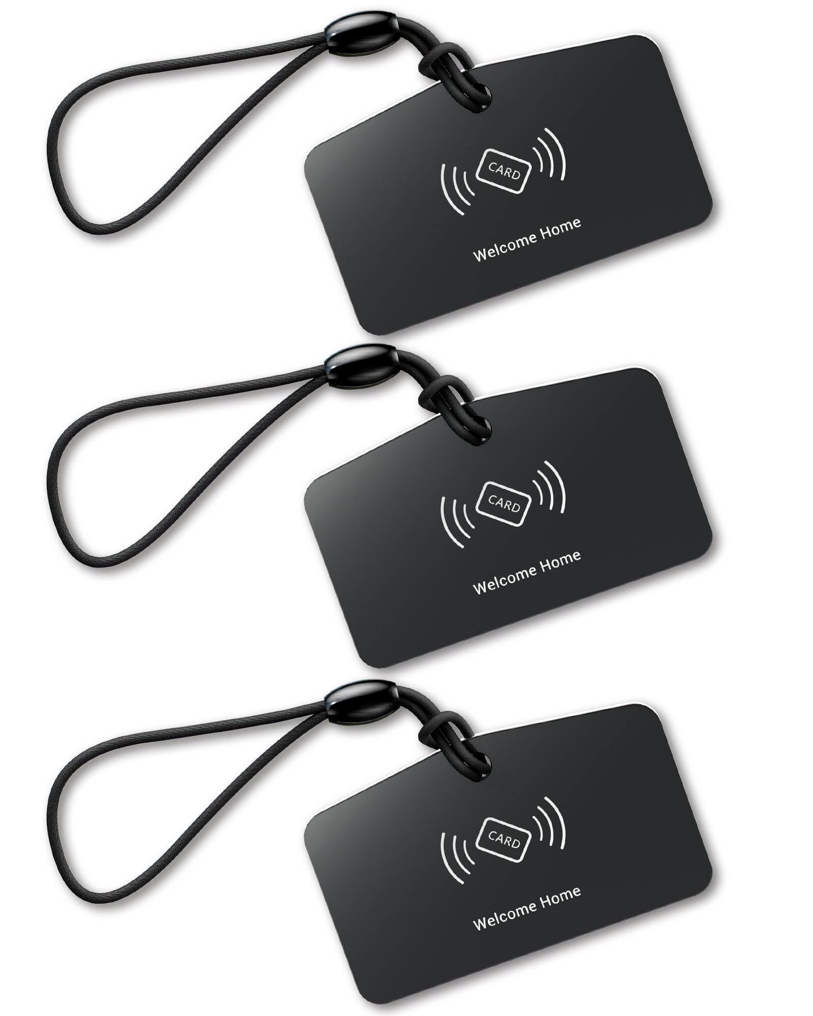 Veise VK01 IC Cards for Smart Lock, 13.56MHz RFID Cards Key Fobs for Keyless Entry Door Lock, Smart Deadbolt Key Compatible to Multiple Apps (3 Pack)