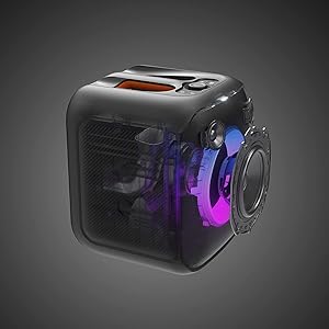 JBL Partybox Encore Essential: 100W Sound, Built-in Dynamic Light Show, and Splash Proof Design, Black