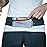 3 Pocket Adjustable Running Belt Waist Pack, Fanny Pack For Working Out With Sweat Resistant Backing, Holds All iPhone Models