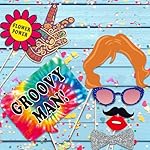 31pcs 60s Party Decorations, 30pcs 60's Photo Booth Prop with 1pcs 60 Hippie Bus Shaped Selfie Frame, Groovy Peace Love Themed Favor for 60's Hippie Birthday Party Favor Supplies - Image 3