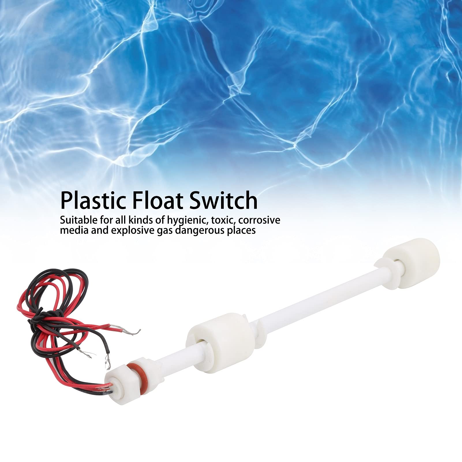 ANKROYU PH2 PP Float Switch, PP Plastic Liquid Controller, Liquid Detection Switch for Liquid Detection