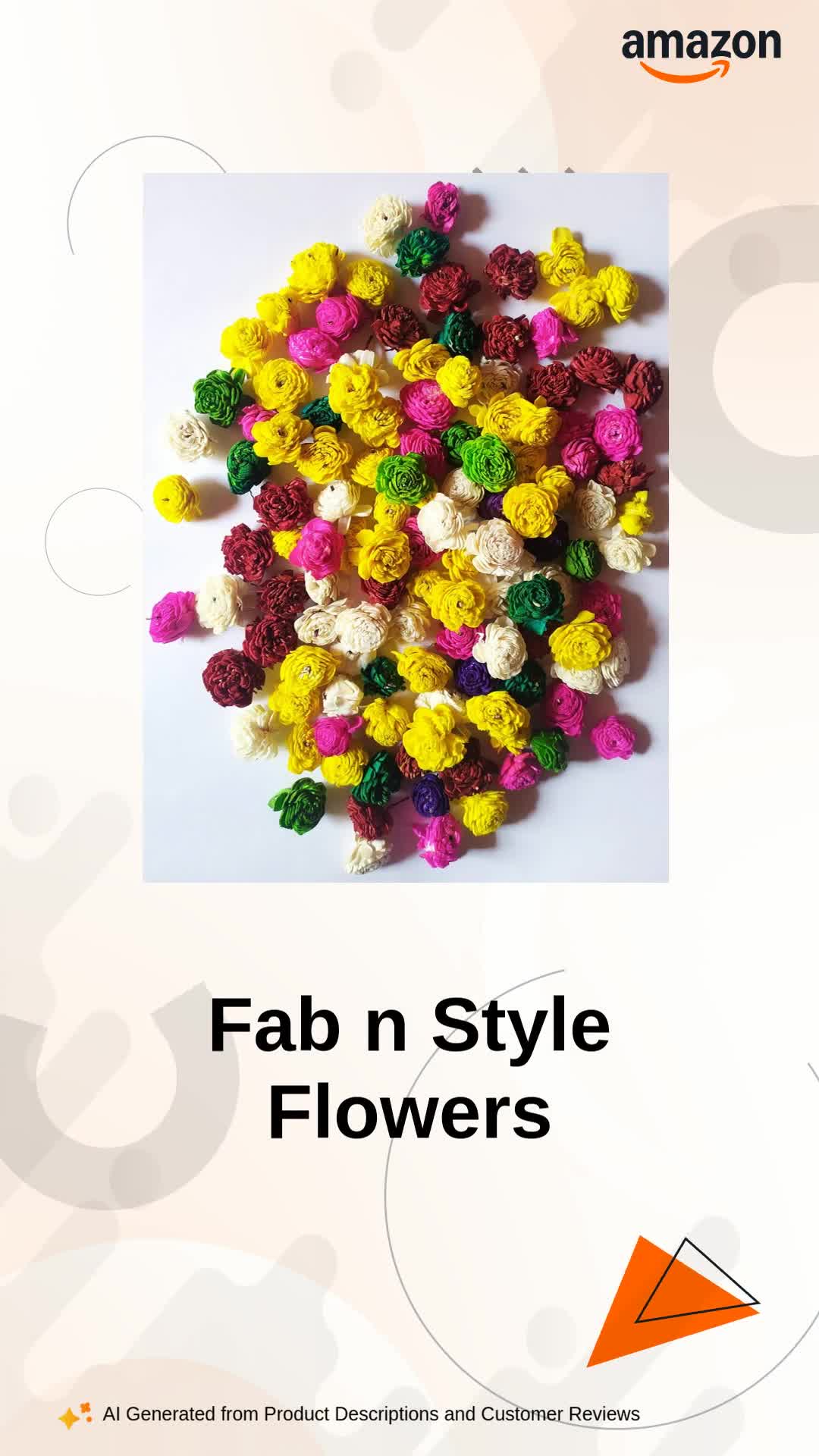 Buy Fab n Style Artificial Flower (Multicolour, 150 Pieces