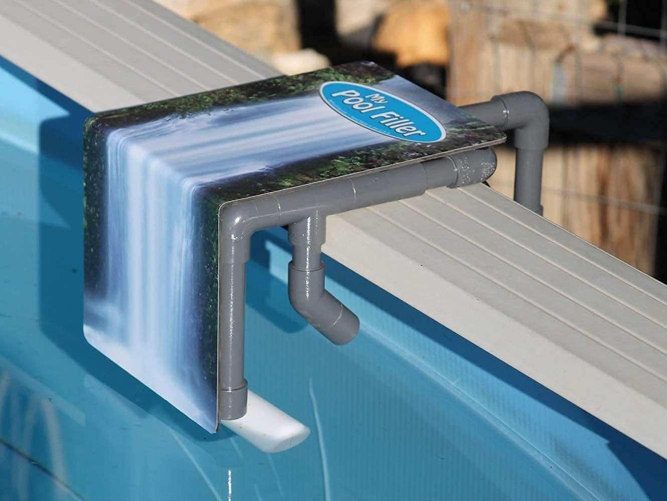 Automatic Pool Filler & Water Leveler for Above Ground Pools – Waterfall Edition | Made in USA Easy to Use, Durable, Prevents Pump Burnout