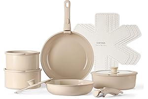 Cookware Set, Detachable Handle Pots and Pans Set