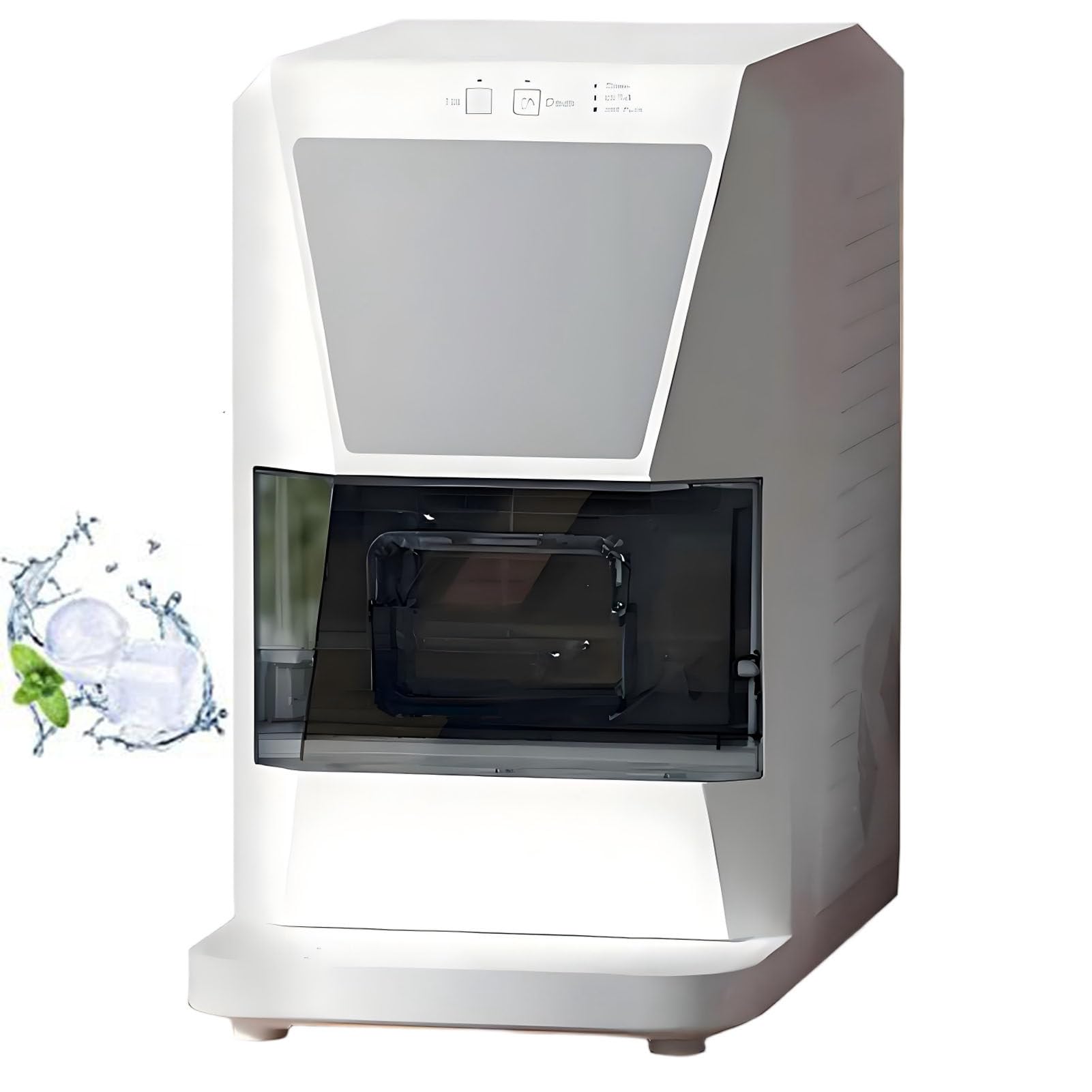 Glaçons sphériques transparents de 5cm pour machine blanche 42 par jour