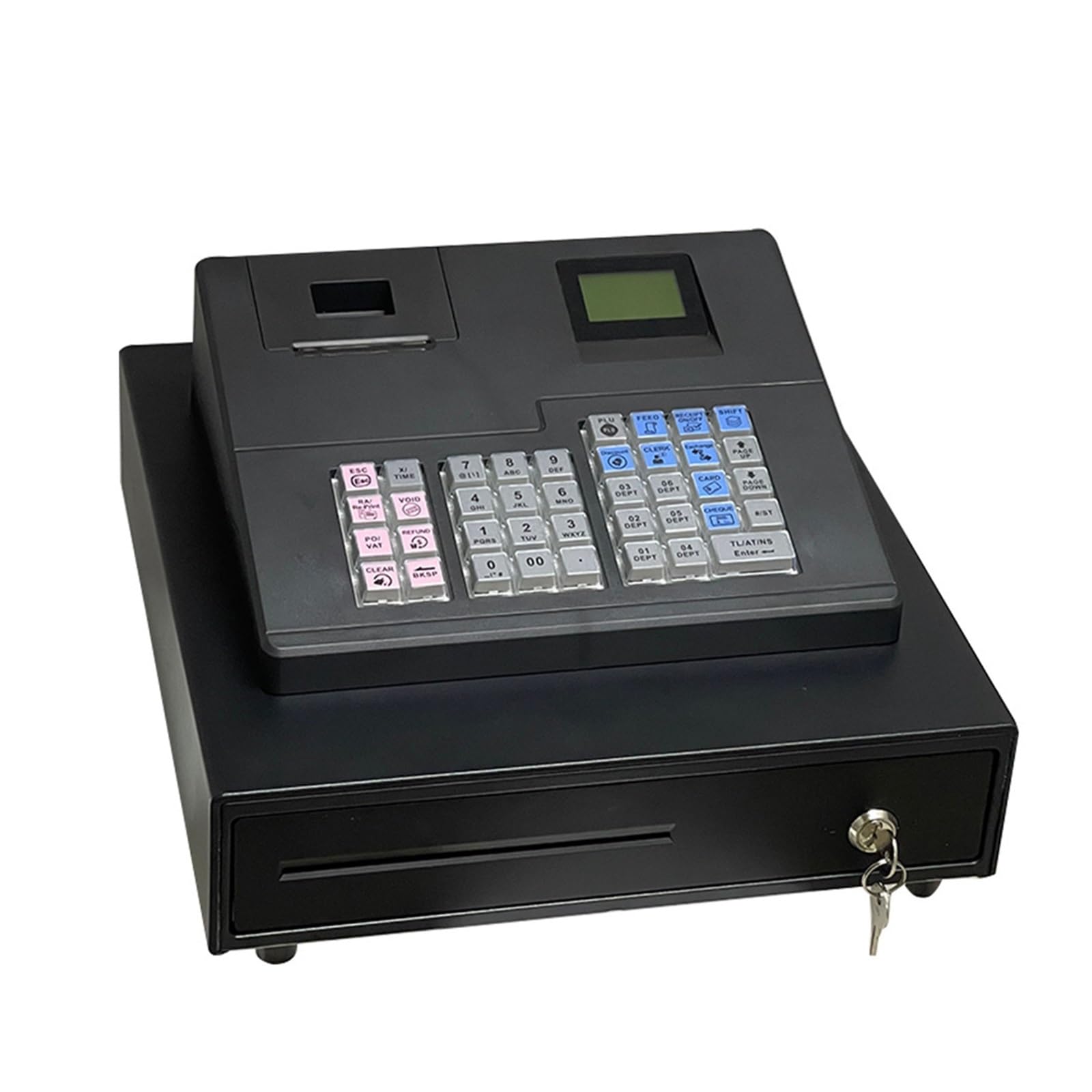 Registratore di Cassa Registratore di cassa con inglese a 38 tasti, di registratore di cassa automatico con software di gestione ECR600