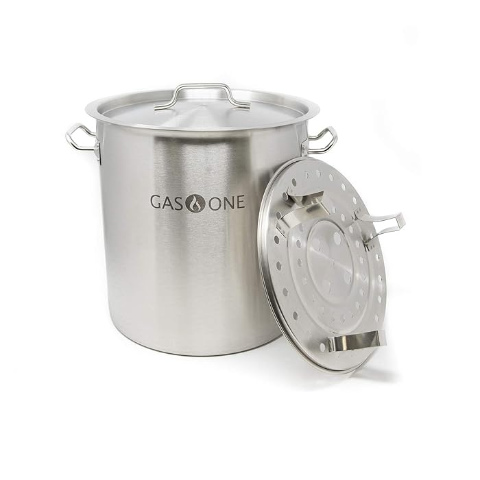 Buy GasOne ST40 Gas One Stainless Steel Stock 10 Gallon with lid/Cover