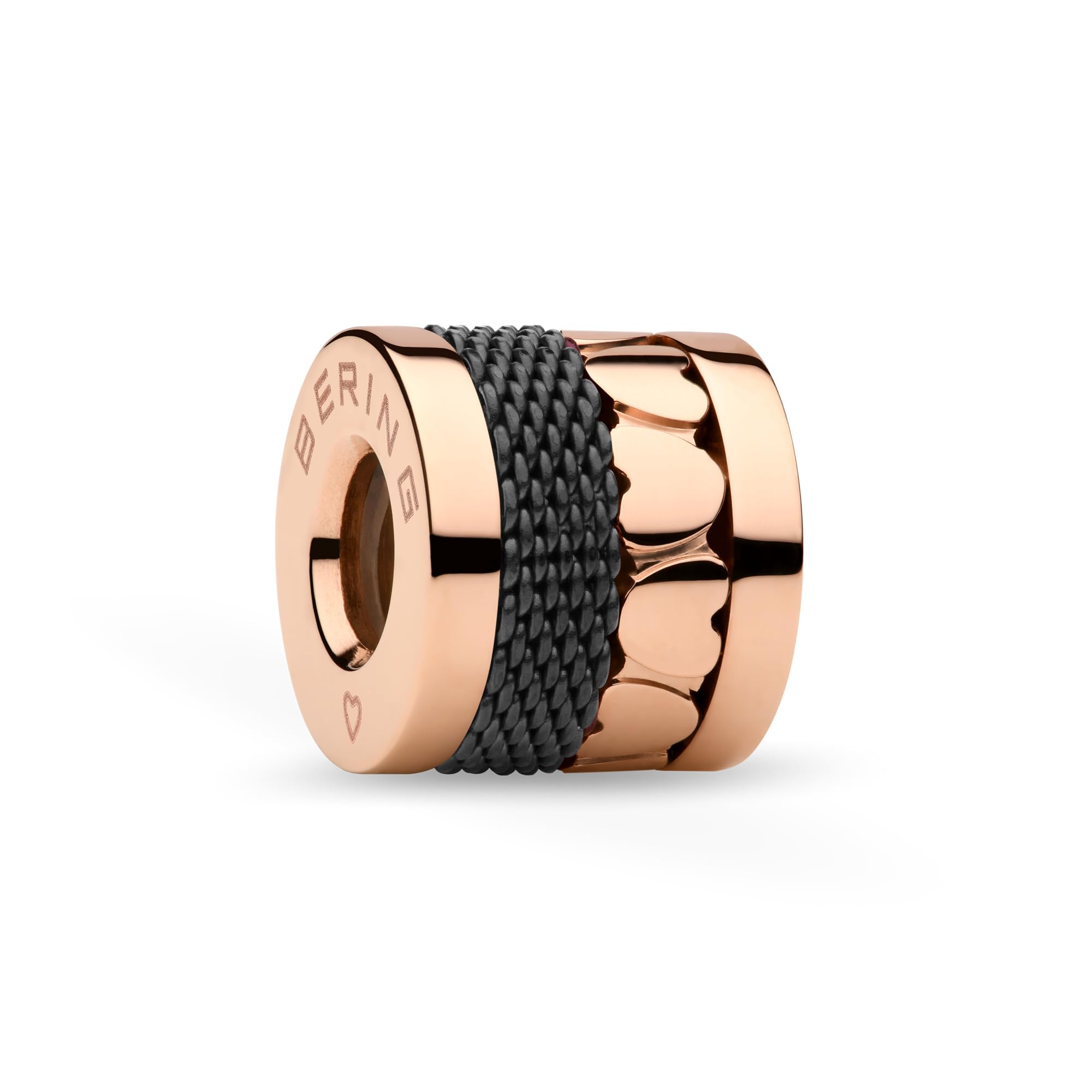 BERING Damskie łańcuszki w kolorze różowego złota z połyskiem - Arctic Symphony Collection ze stali szlachetnej - YAN-R-ME-N-450