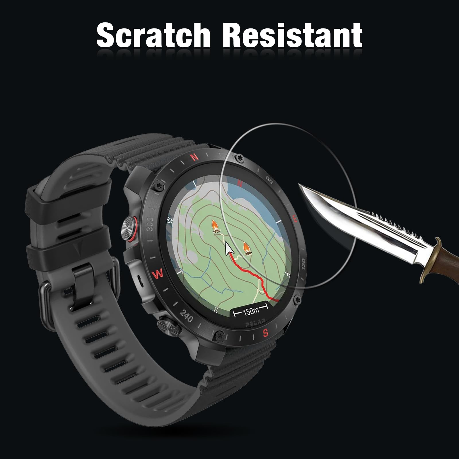 X-Dision 3 Pellicole Protettive In Vetro Temperato Per Garmin Forerunner 935 - Durezza 9H, 2.5D, Antigraffio, Facile Installazione
