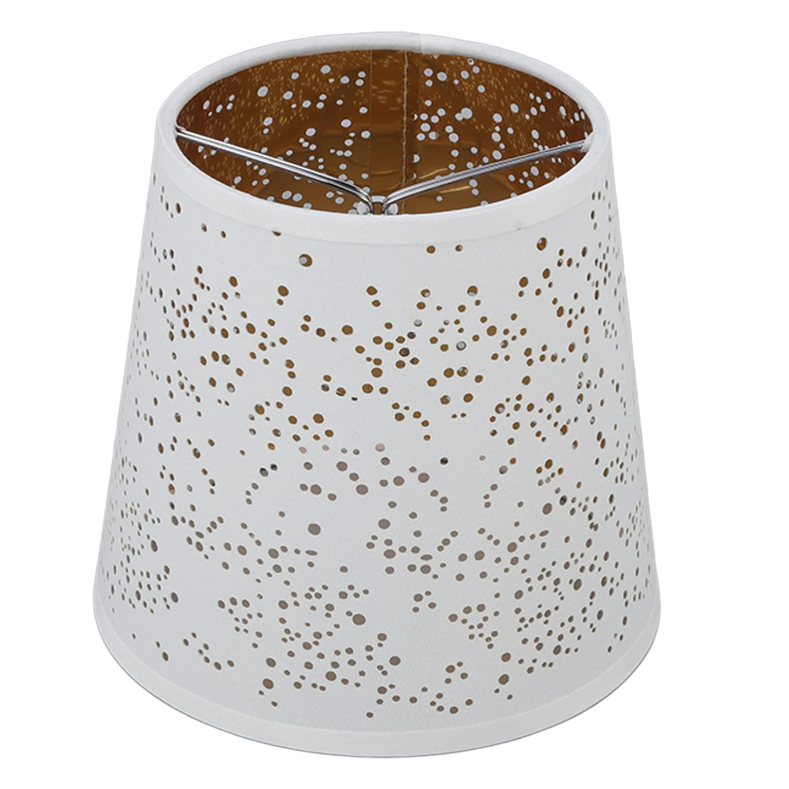 Lot de 3 abat-jour de lampe, abat-jour de lustre, abat-jour de candélabre modernes blancs qui se clipsent sur les abat-jour de cloche d'ampoule pour le remplacement de la lampe de chevet de lustre mur
