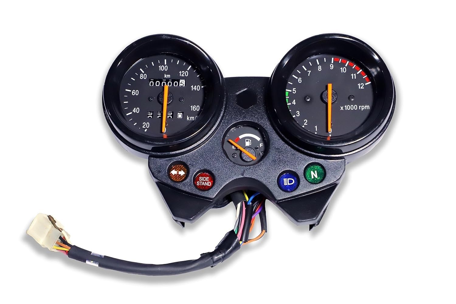 OHITO Motorcycle Speedometer Tachometer Liquaid Crystal Instrument Gauge Odometer with Fuel Meter Indicator compatible with Pulsar OLD