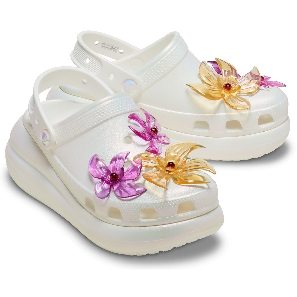 Amazon | [クロックス] クロックス/Crush Pearlized Florals Clog 100