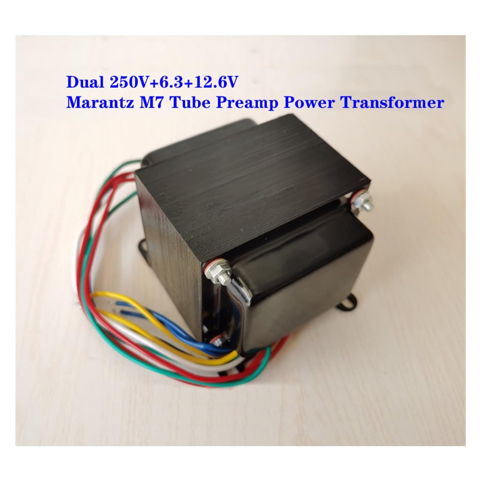 Trasformatore di Potenza preamplificatore valvolare M7 85W, Ingresso 220V, Uscita 250V-0-250V 100ma, 0-6,3V 1,5A, 0-12,6V 2A
