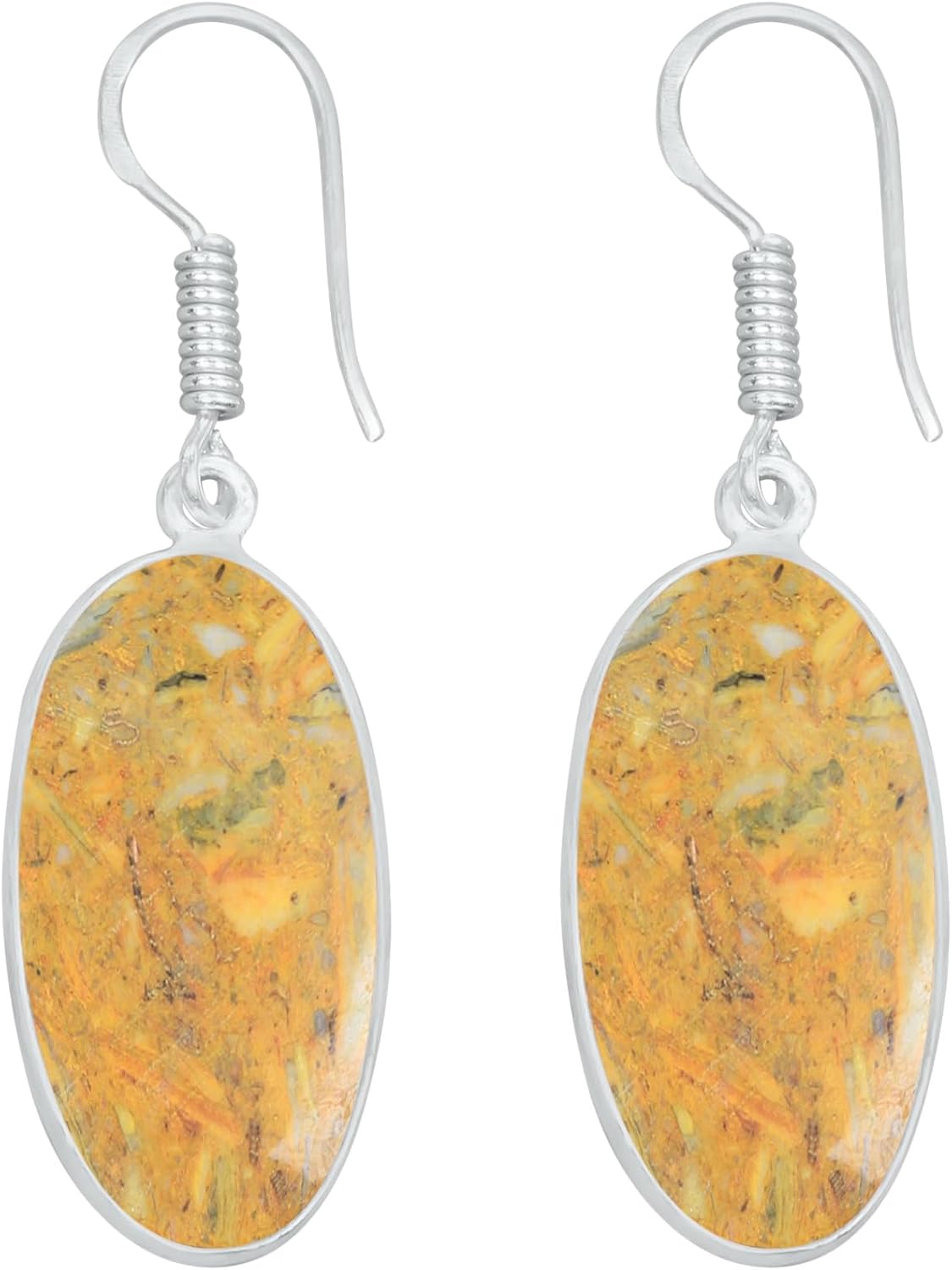 Kirit Gems Oval Earrings Set for Women Crystal Drop & Dangle Earrings, Assorted Natural Gemstones - Handcrafted - Image 3