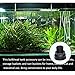PVC Bulkhead Fitting Double Threaded Bulkhead Water Tank Connector for Rain Barrels, Aquariums, Water Tanks, Tubs, Pools, Spigot, Black, 3/4 Inch Male 1/2 Inch Female (4 Pieces)