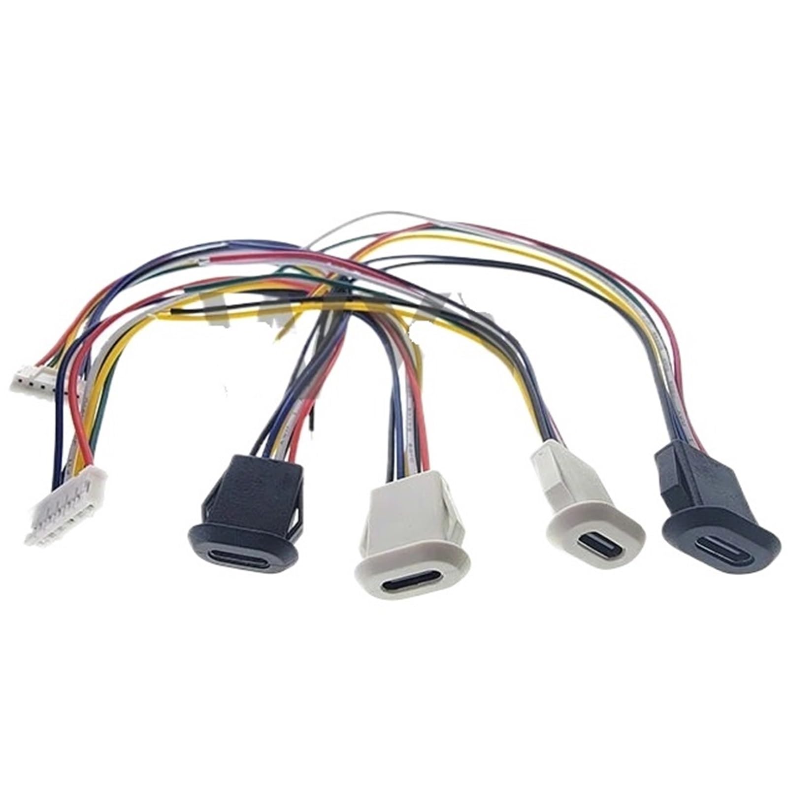 Connettore USB tipo C a 6 pin Jack femmina con fibbia for scheda Porta jack di ricarica ad alta corrente 3A Presa for caricabatterie USB-C 6P