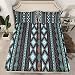 Bohemian BedÂ Sheets Boho Aztec Striped FittedÂ Sheet for Teens Boys,Tribe Geometry Triangle BeddingÂ Sets Mexican Style BeddingÂ DecorÂ Set Bohemian Style Room Decor Queen,Southwestern Decor