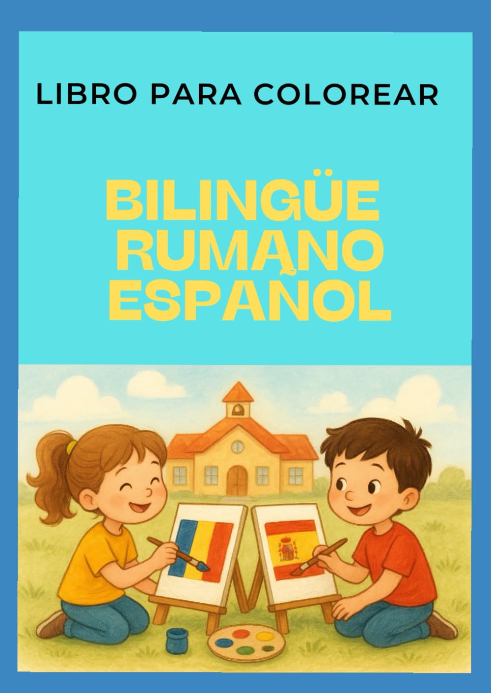 Libro para colorear: Bilingüe rumano español