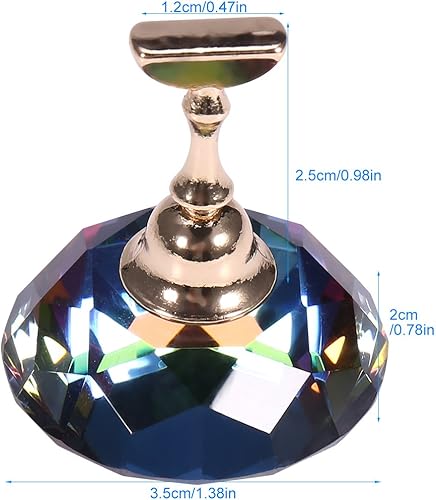 Miniatura 4 de Soporte para puntas de uñas, soporte de exhibición de arte de uñas, soporte magnético para uñas, base de exhibición de arte de uñas de aleación para