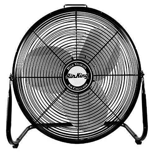 Air King 9220 20-Inch Industrial Grade High Velocity Pivoting Floor Fan, 20 Inches