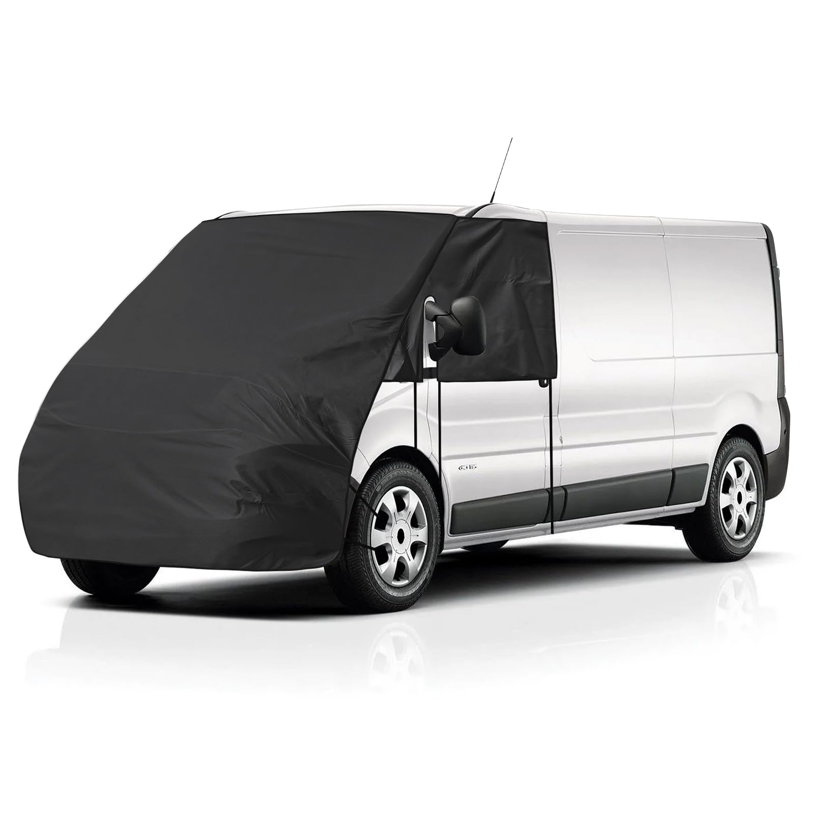 Housse de Pare-Brise Compatible avec Renault Traffic 2014-2025, Bâche de Protection Pare-Brise pour Camping-Car Contre Le Gel et Le Soleil imperméable Housse de Voiture Couvrant Tout Le Capot
