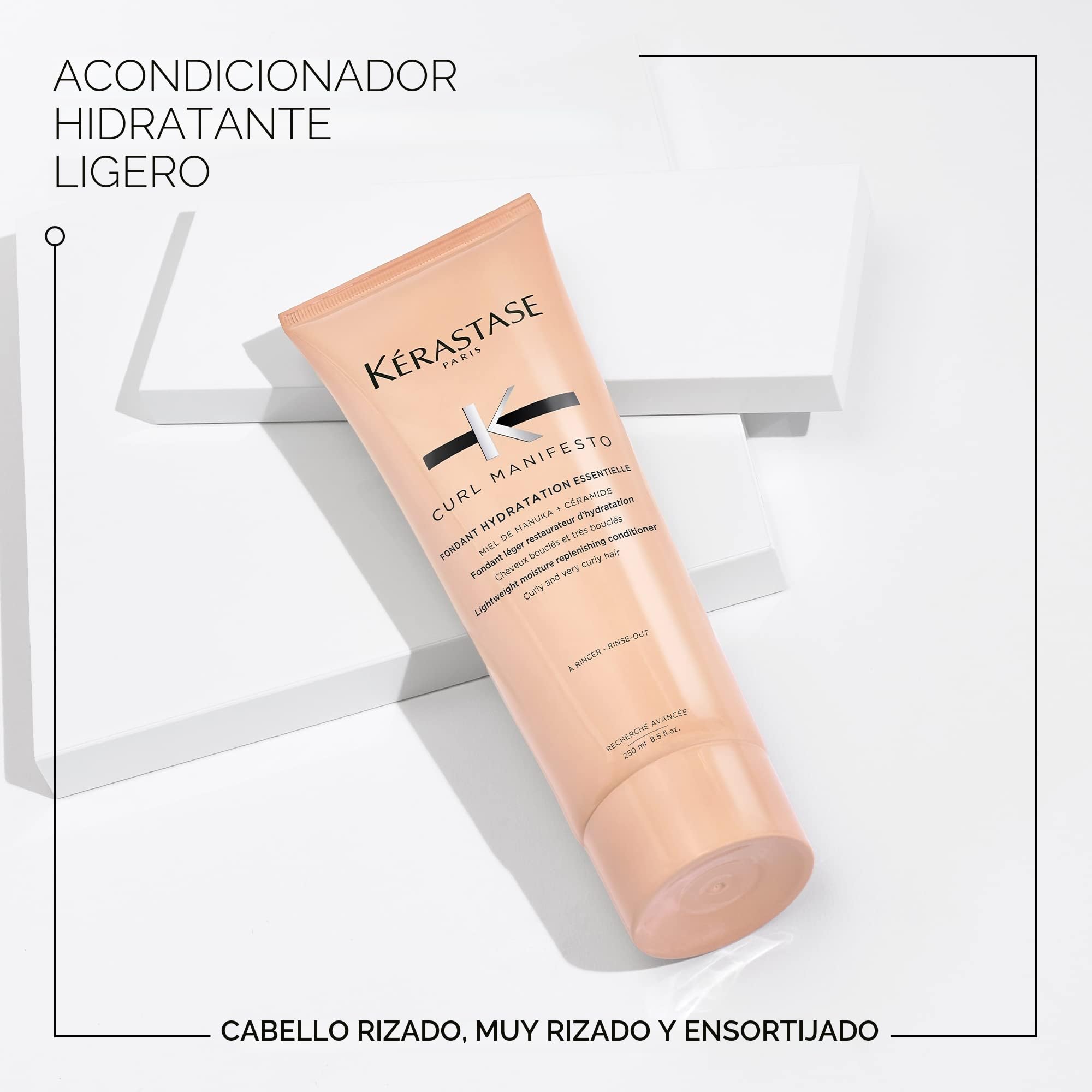 Kérastase Curl Manifesto, Spray Refrescante, Revitalizador de Rizos Entre Lavados, Para Pelo Ondulado, Rizado o Afro, Spray Refresh Absolu, 190 ml