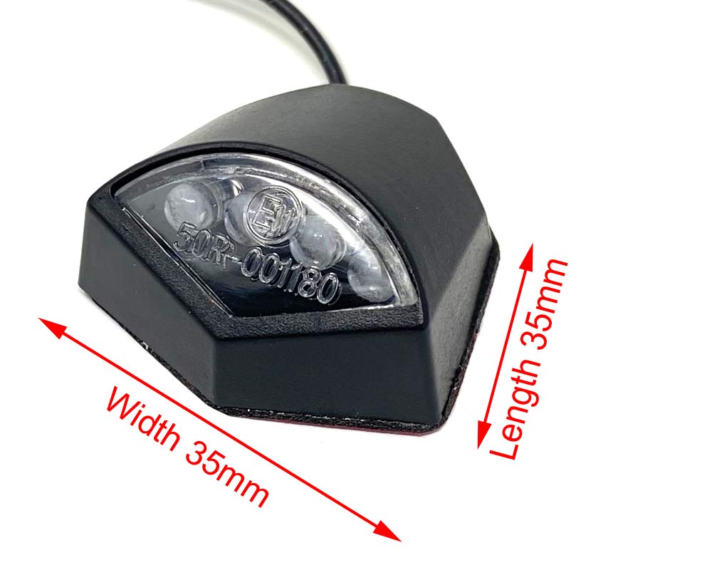 Alchemy Parts Moto LED Targa Luce Targa - Adesivo