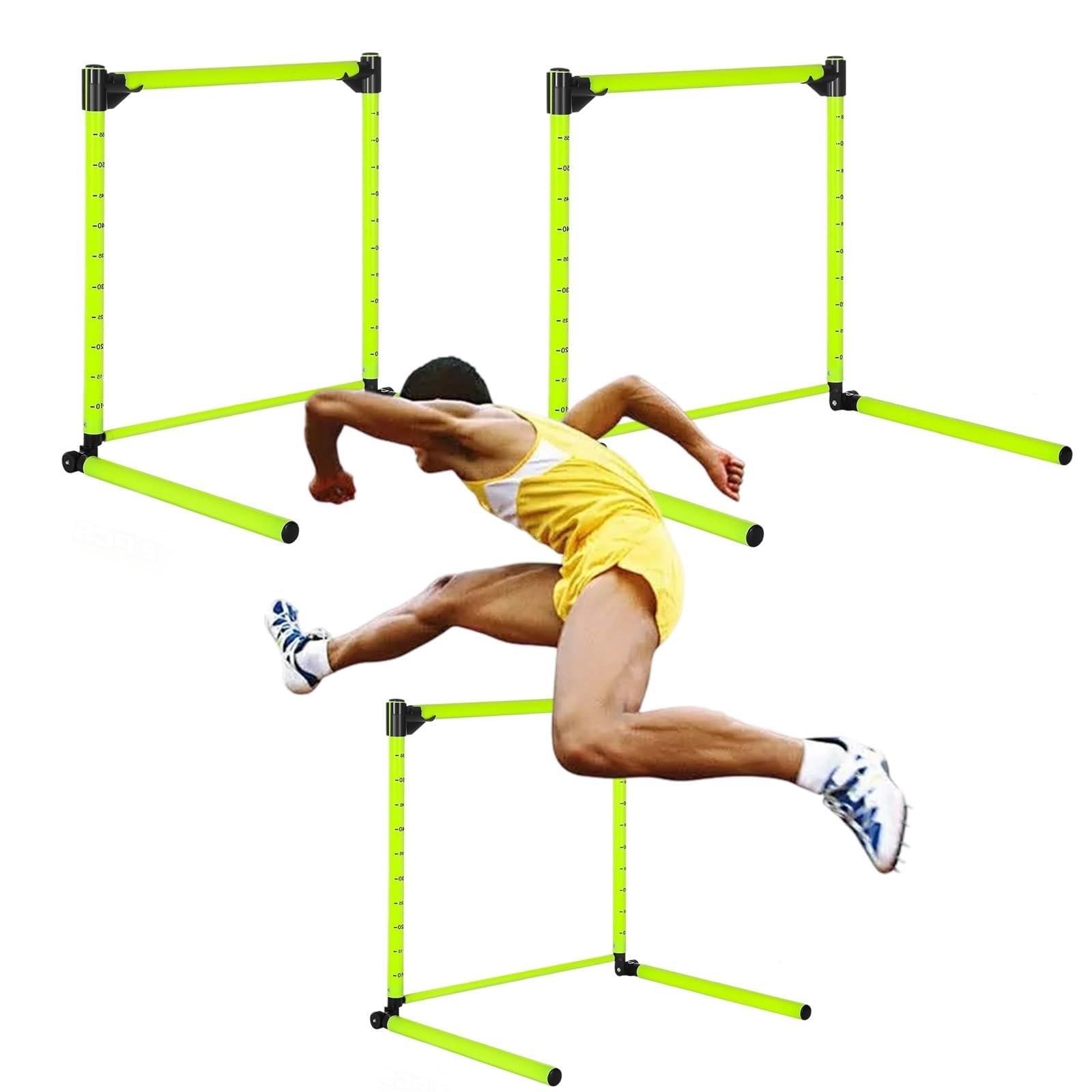 Hürden-Trainingsgeräte, Hürden, Agility-Hürden, Höhenverstellbar, for Fußball/Hürdenstand/Sensibilitätsspringen/Bahn/Hebespringen/Training Der Unteren Gliedmaßen