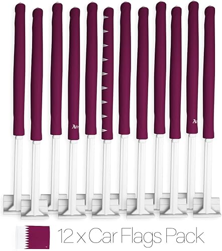 Miniatura 221 de Bandera de Estados Unidos con poste para coche, bandera para carros, 2 unidades, bandera de América, capó para auto, 4 de julio, decoración