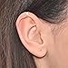 Gold 3mm White Opal Tragus Earring 20g, Nose Hoop, Tragus Ring, Helix Ring