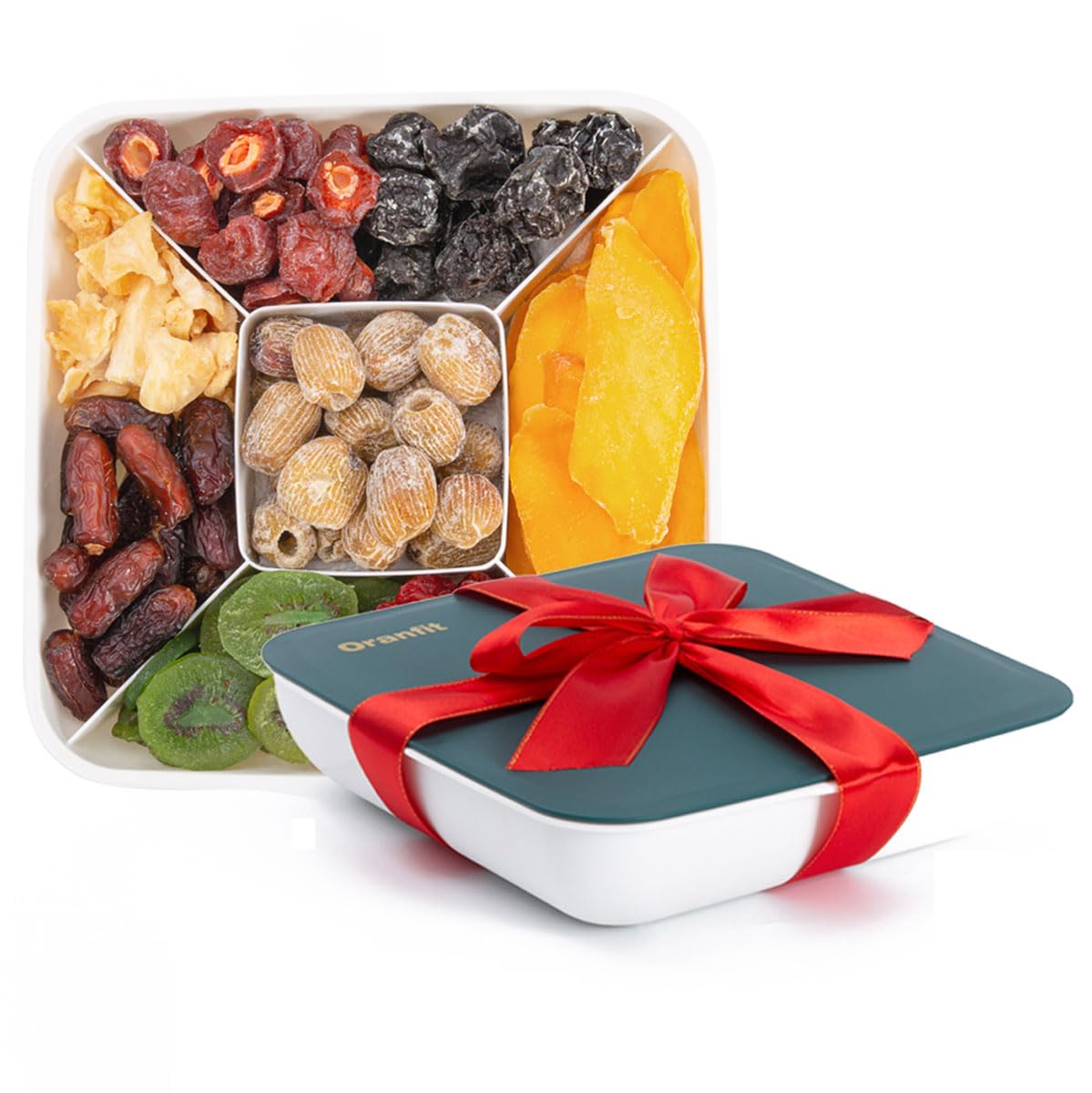 OranfitDried Fruit Gift Box | Healthy Assorted Natural Snack Gift Tray | Extra Large Variety Food Tray