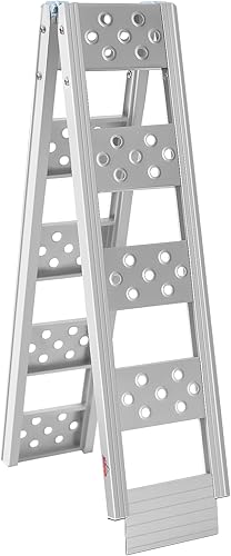 Ruedamann 1 rampa plegable de aluminio para motocicleta, de 6 pies, capacidad de 440 libras, rampa portátil de 8 pulgadas de ancho para carga de