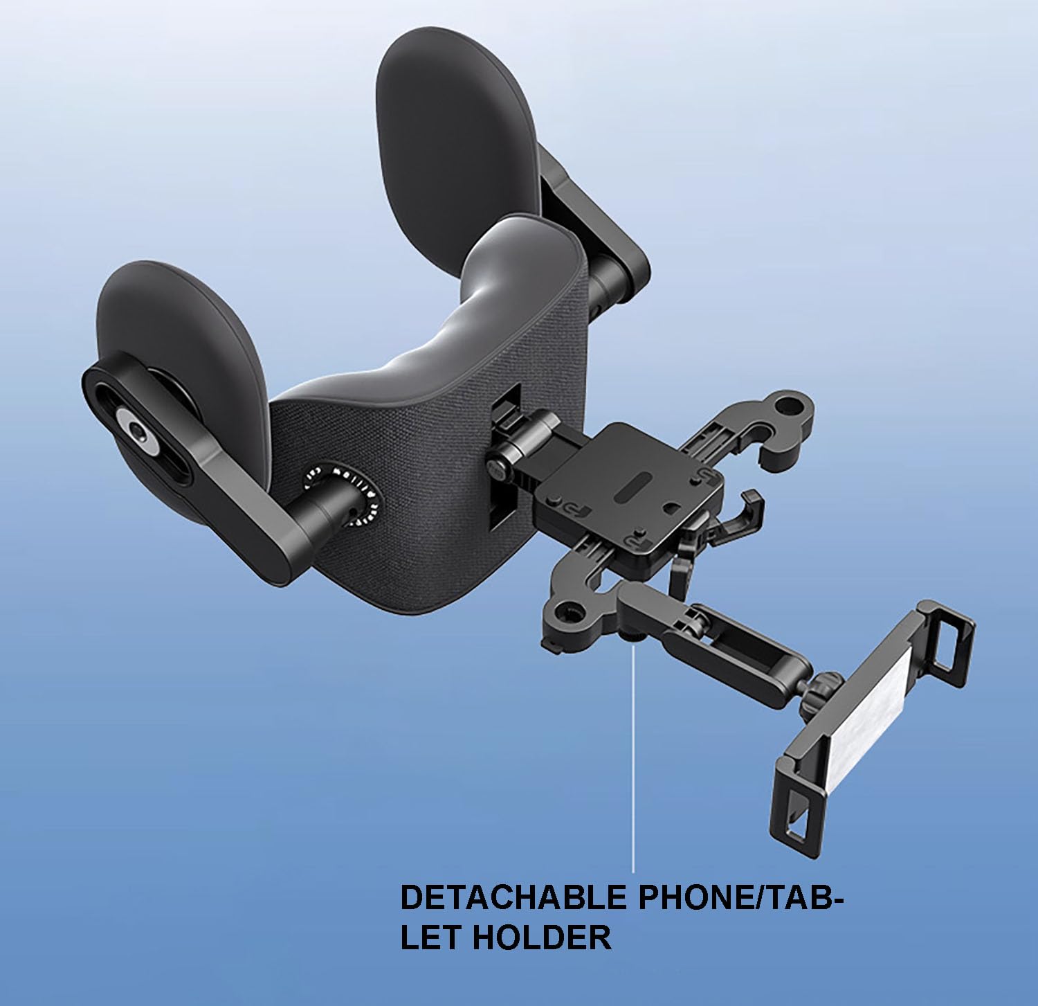 Almohada multifuncional para reposacabezas de coche, soporte lateral para descompresión de cabeza y cuello, comodidad para asiento de coche