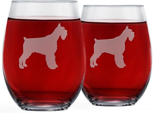 Miniatura 8 de Copas de vino sin tallo de Corgi (juego de 2) Regalo único para amantes de perros Grabadas a mano con el nombre de la raza en la parte inferior