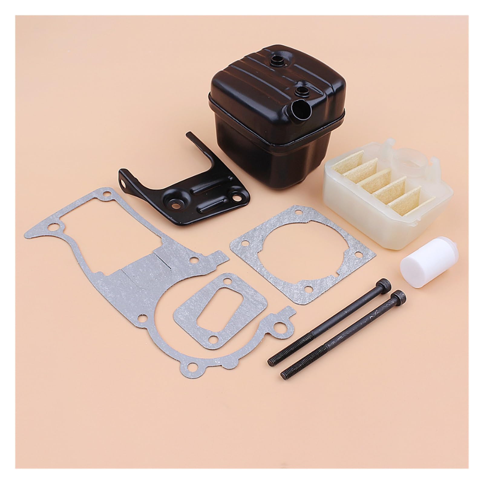 PERRADOS DE SOPORTO El kit de junta de filtro de aire for el juego for H 351 353 350 340 345 346 XP Piezas de motosierra de gasolina for OEM 503 86 27 03