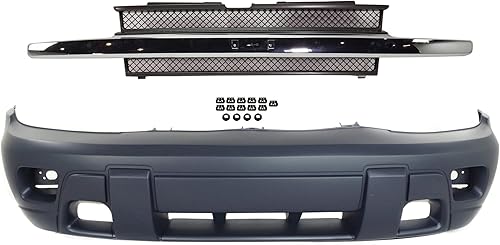 Garage-Pro Juego de cubiertas de parachoques compatible con Chevrolet Trailblazer Front 2002-2005