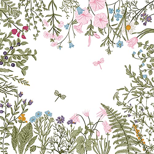 Magic-Stick Stickers Muraux Chambre Fleurs de Champ 250cm