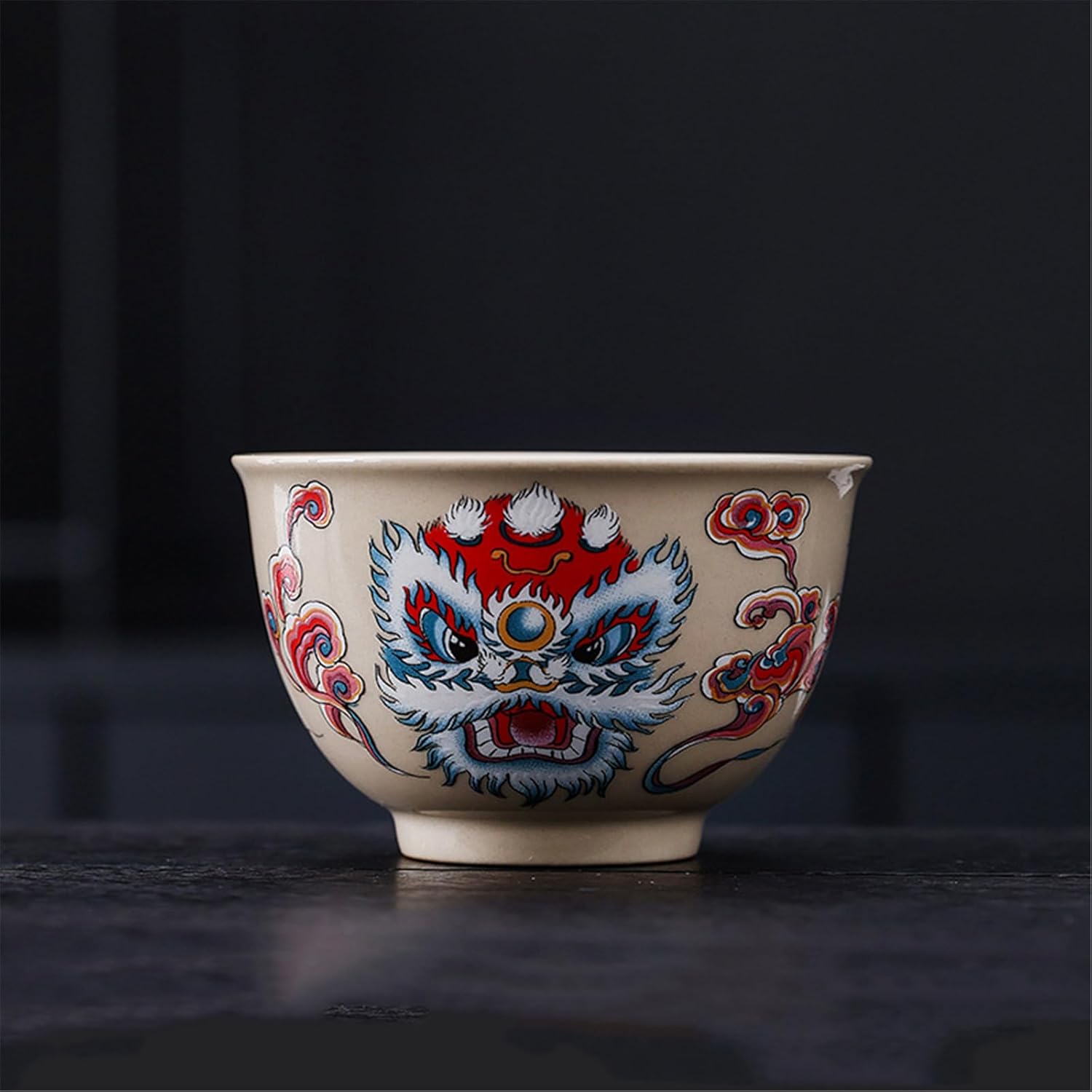 Handcrafted Qinghua Gaiwan Tea Cup Classic Gongfu Tea Ware-style2