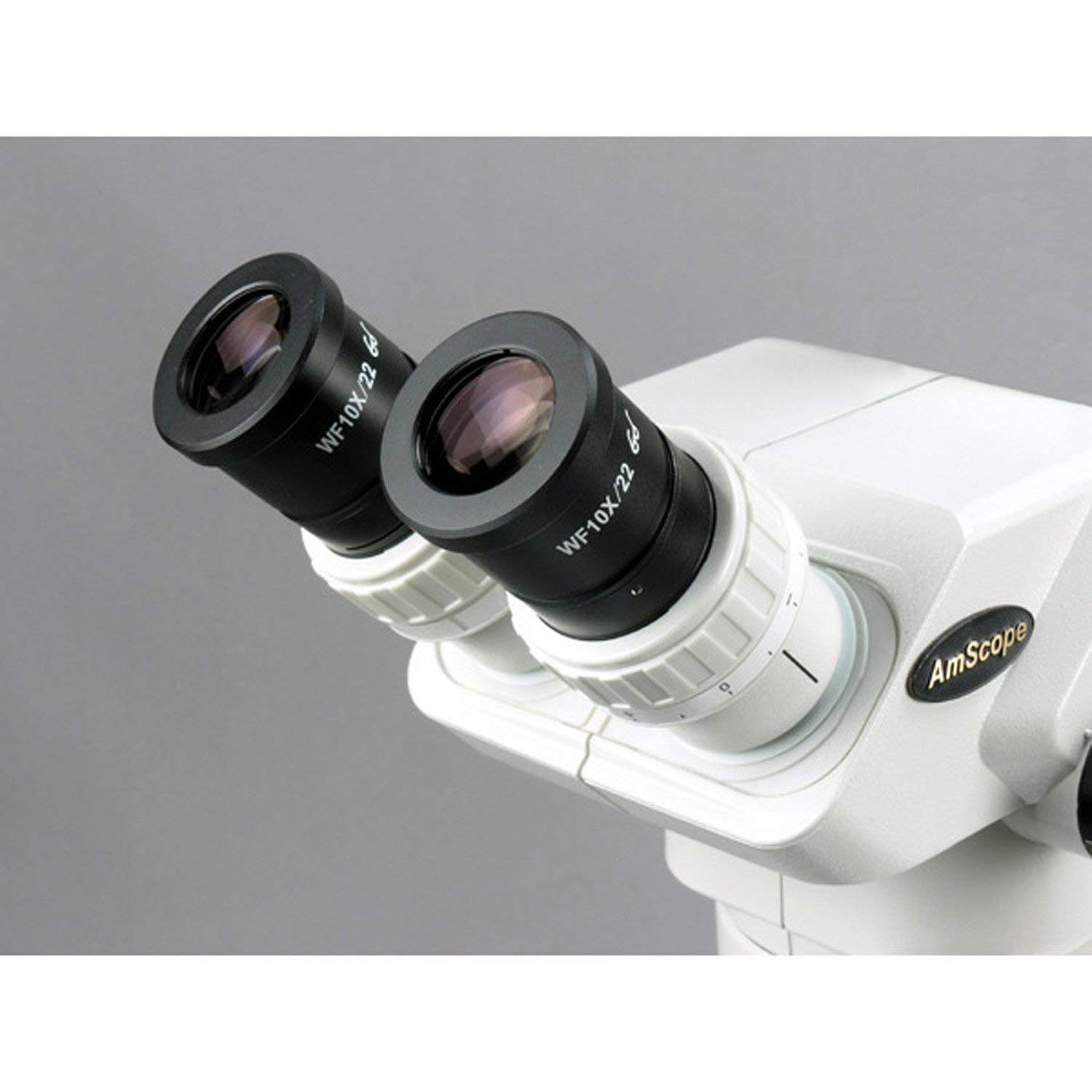 Boom Stand Microscope AmScope Stereo Zoom Microscope With LED Ring ...