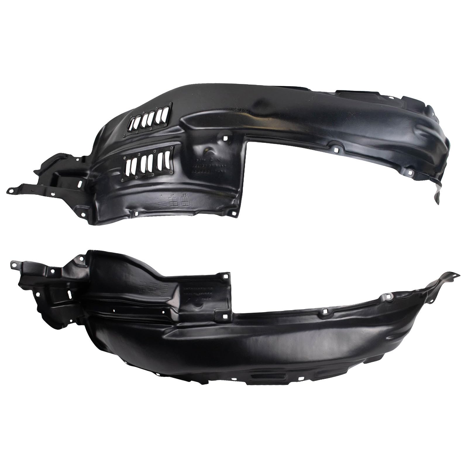 TRQ Front Driver and Passenger Side Inner Fender Liner Set | For 10-13 Toyota 4Runner SR5 Limited with 20 Inch Wheels