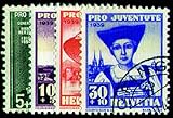 Goldhahn Markenqualität Goldhahn Schweiz Nr. 359-362 gestempelt Pro Juventute 1939\