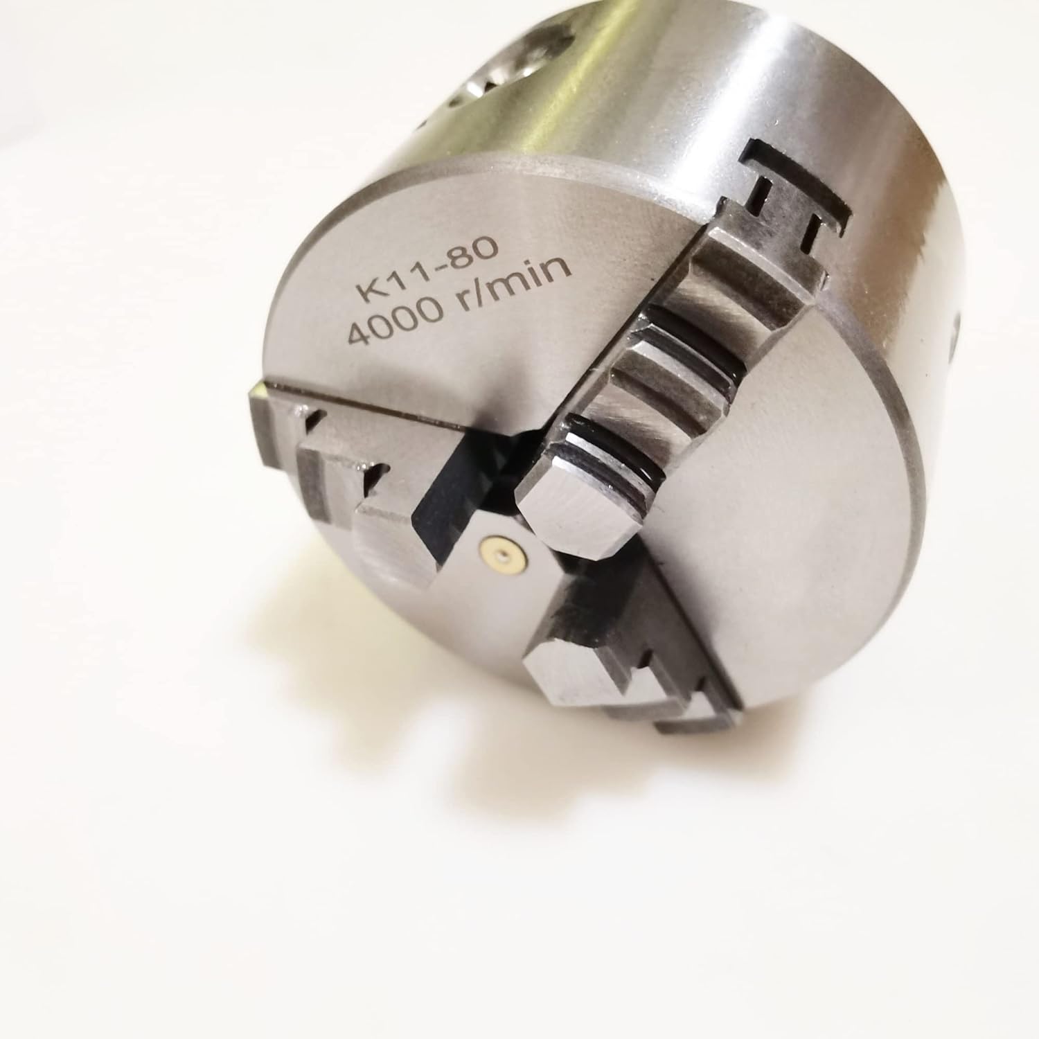 旋盤チャック、 1SET K11-80 3ジョーマニュアル旋盤旋削機械ツールアクセサリーK11 80 3ジョー旋盤チャックセルフセン